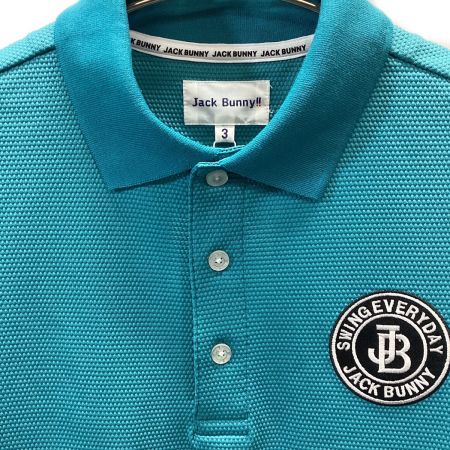 JACK BUNNY (ジャックバニー) ゴルフウェア(トップス) メンズ SIZE S ブルー ポロシャツ 262-2260713