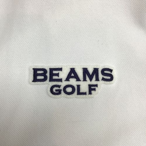 BEAMS GOLF (ビームスゴルフ) ゴルフウェア(トップス) メンズ SIZE M ホワイト ポロシャツ 84-12-0042-437