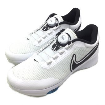 NIKE (ナイキ) ゴルフシューズ メンズ SIZE 27.5cm ホワイト エアズームインフィニティツアーネクスト％BOA スパイクレス DJ5590