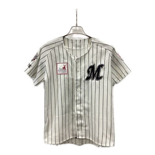 千葉ロッテマリーンズ (チバロッテマリーンズ) 応援グッズ SIZE S ホワイト ユニフォーム NPBマーク 40周年記念 2009