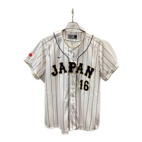 侍ジャパン (サムライジャパン) 応援グッズ SIZE L ホワイト 2023年 WBC ユニフォーム 16番 大谷翔平 レプリカ