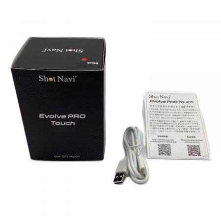 Shot Navi (ショットナビ) ゴルフGPSナビ ブラック Evolve PRO Touch USB・説明書付