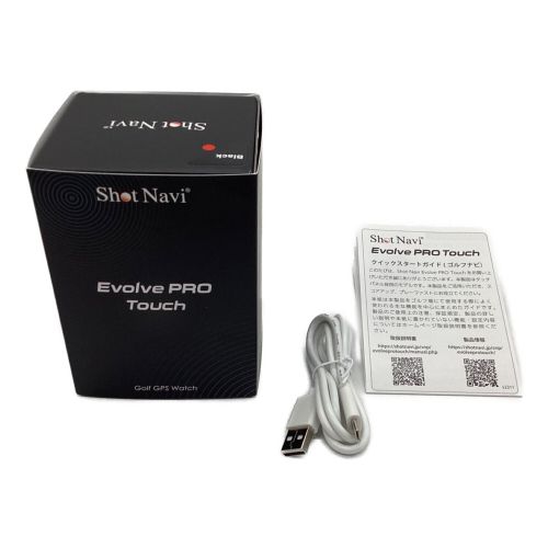 Shot Navi (ショットナビ) ゴルフGPSナビ ブラック Evolve PRO Touch 