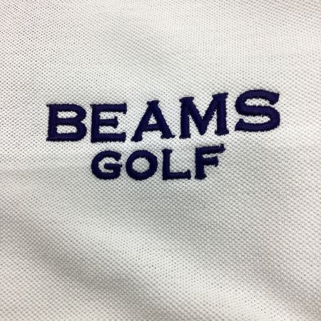 BEAMS GOLF (ビームスゴルフ) ゴルフウェア(トップス) メンズ SIZE M ホワイト ポロシャツ