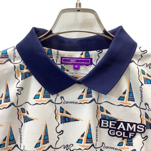 BEAMS GOLF (ビームスゴルフ) ゴルフウェア(トップス) レディース SIZE M ホワイト ポロシャツ 85-02-0014-437-01-18