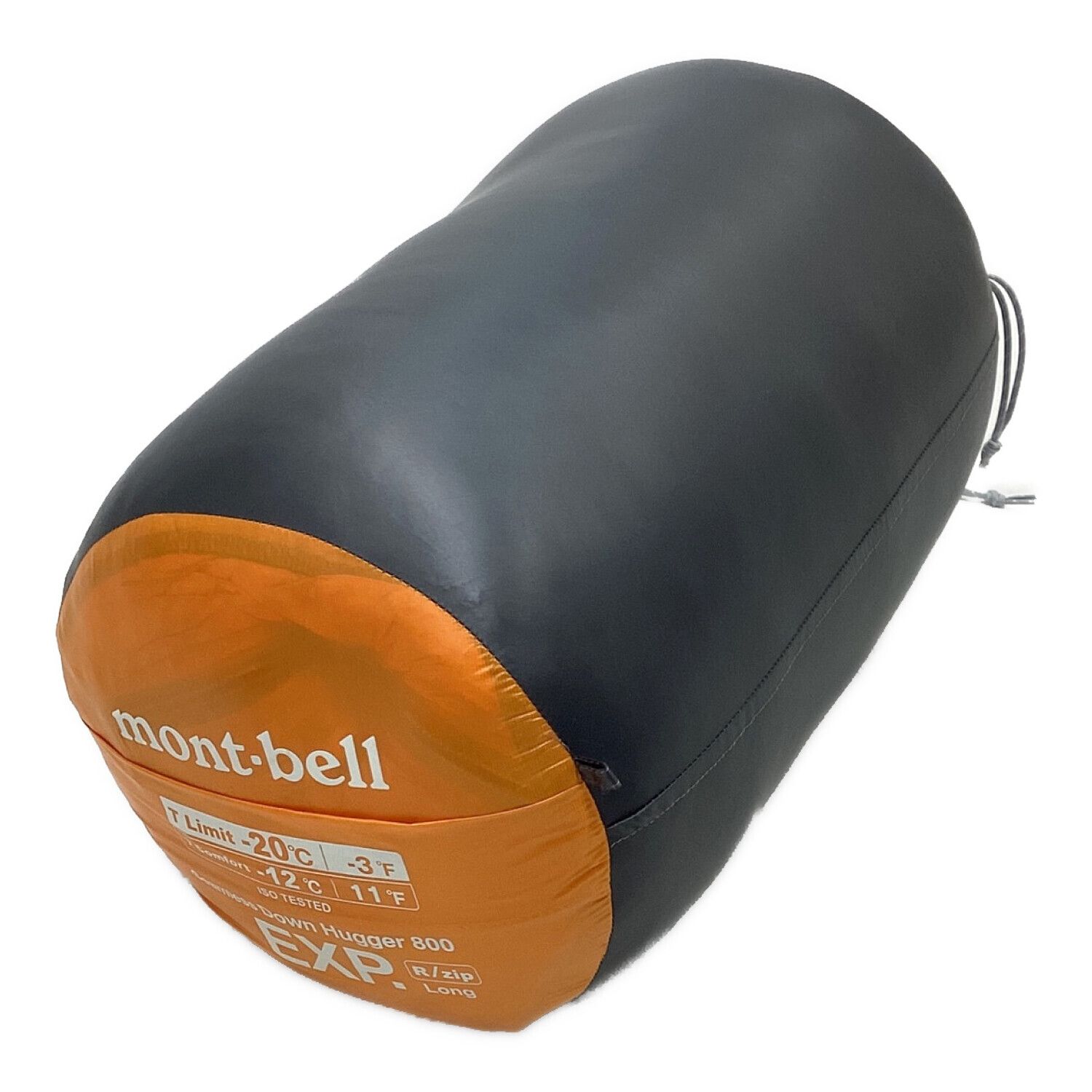 mont-bell (モンベル) ダウンシュラフ オレンジ 保管袋付 ＃1121404 ...