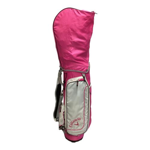 Callaway (キャロウェイ) キャディバッグ ホワイト×ピンク