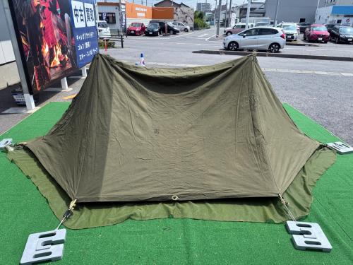 アメリカ軍 ソロテント ジップ加工 シェルターハーフテント 1人用