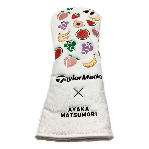 TaylorMade (テイラーメイド) ヘッドカバー ホワイト テーラーメイド銀座店2周年限定 非売品 ドライバー用ヘッドカバー フルーツ 松森 彩夏