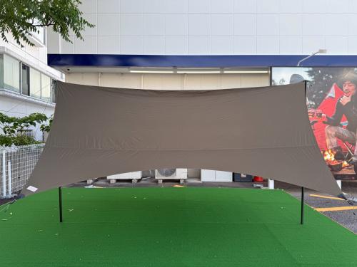 MINIMAL WORKS (ミニマルワークス) ヘキサタープ タンカラー マンゴーシェードヘキサEX 420×370cm 2～3人用