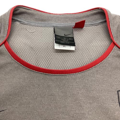 鹿島アントラーズ (カシマアントラーズ) 選手支給 長袖トレーニングジャージ サッカーウェア 【33】 メンズ SIZE XL グレー