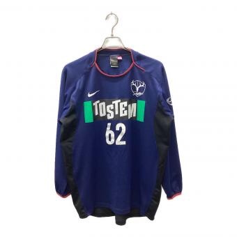 鹿島アントラーズ (カシマアントラーズ) 選手支給 長袖トレーニングジャージ サッカーウェア 【62】 メンズ SIZE XXL ネイビー