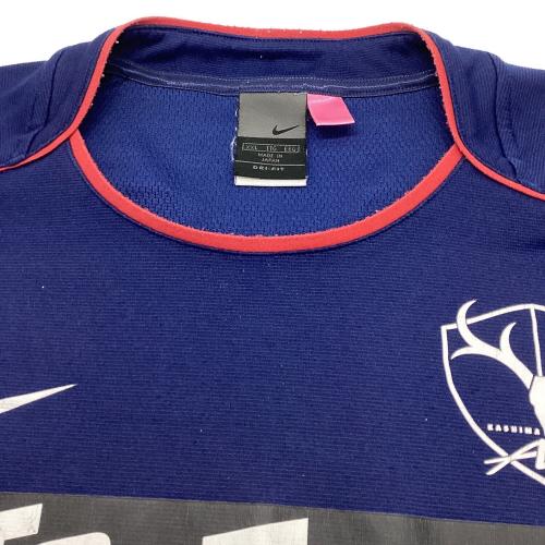 鹿島アントラーズ (カシマアントラーズ) 選手支給 長袖トレーニングジャージ サッカーウェア 【62】 メンズ SIZE XXL ネイビー