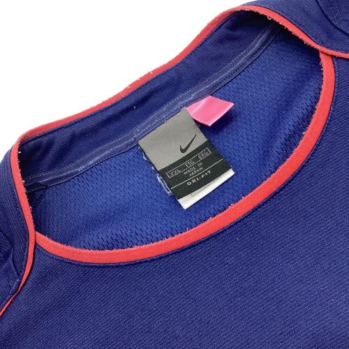 鹿島アントラーズ (カシマアントラーズ) 選手支給 長袖トレーニングジャージ サッカーウェア 【62】 メンズ SIZE XXL ネイビー