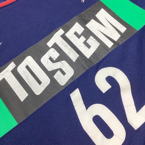 鹿島アントラーズ (カシマアントラーズ) 選手支給 長袖トレーニングジャージ サッカーウェア 【62】 メンズ SIZE XXL ネイビー