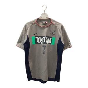 鹿島アントラーズ (カシマアントラーズ) 選手支給 半袖トレーニングシャツ サッカーウェア メンズ SIZE XXL グレー