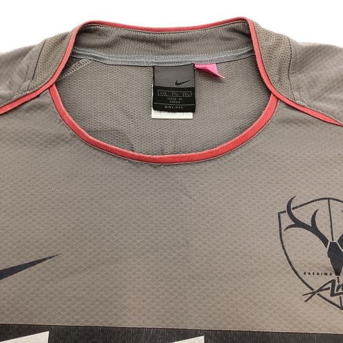 鹿島アントラーズ (カシマアントラーズ) 選手支給 半袖トレーニングシャツ サッカーウェア メンズ SIZE XXL グレー