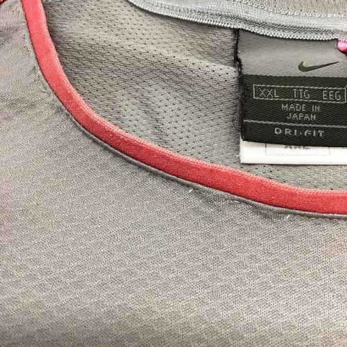 鹿島アントラーズ (カシマアントラーズ) 選手支給 半袖トレーニングシャツ サッカーウェア メンズ SIZE XXL グレー