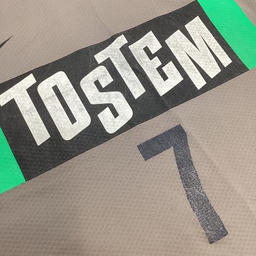 鹿島アントラーズ (カシマアントラーズ) 選手支給 半袖トレーニングシャツ サッカーウェア メンズ SIZE XXL グレー