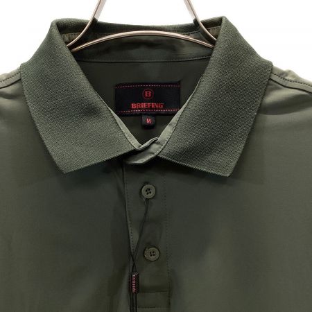 BRIEFINGブリーフィング ポロシャツ カーキBRG201M34 BRIEFING (ブリーフィング) ゴルフウェア(トップス) メンズ SIZE