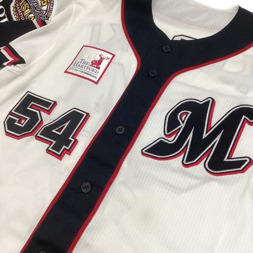 千葉ロッテマリーンズ (チバロッテマリーンズ) 2005年アジアチャンピオン 誠ユニフォーム 応援グッズ 372-00E7 54番 黒木知宏 SIZE Free ホワイト