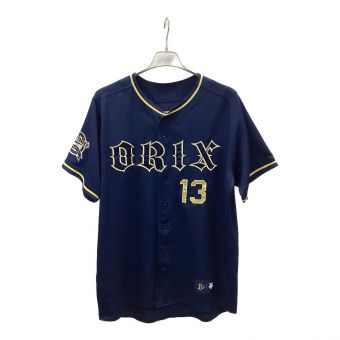 オリックス・バファローズ 応援グッズ XLサイズ ネイビー ビジターレプリカ ユニフォーム 【13】山岡泰輔