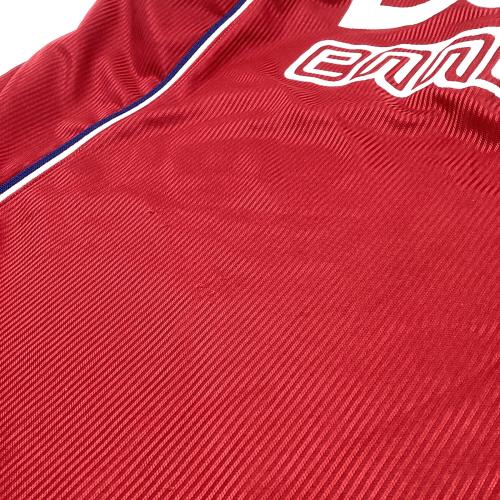 鹿島アントラーズ (カシマアントラーズ) サッカーユニフォーム メンズ SIZE XO レッド 1999-2000 トレーニングウェア エネーレ 選手支給