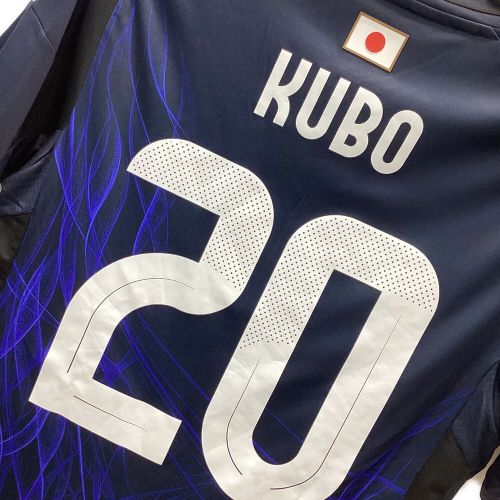 日本代表 (ニホンダイヒョウ) サッカーユニフォーム メンズ SIZE L ブルー 20番 久保建英 2024年ホームモデル レプリカユニフォーム IU0964