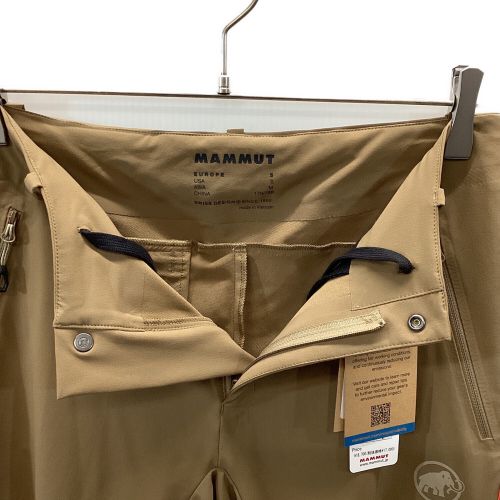 MAMMUT (マムート) トレッキングボトム(ロング) メンズ SIZE M ブラウン 2024秋冬モデル ハイキングパンツ トレッカーズ ソフトシェル 1021-00800