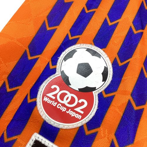 清水エスパルス (シミズエスパルス) サッカーユニフォーム メンズ SIZE XO オレンジ 1997-1998 【22】小林久晃 選手支給 2002年W杯招致ワッペン付