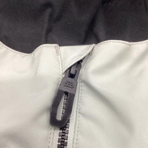 686 (シックスエイトシックス) SIX ICEBERG Shell Anorak スノーボードウェア(ジャケット) メンズ SIZE M ホワイト×ベージュ