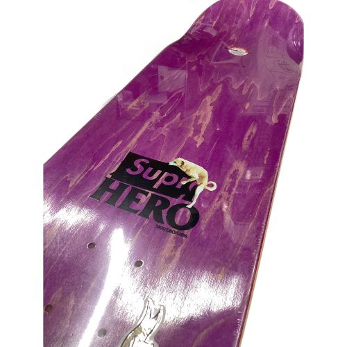 SUPREME (シュプリーム) スケートボード パープル デッキのみ 8.25インチ ANTI HERO 木製 未使用品