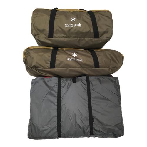 Snow peak (スノーピーク) ツールームテント SET-250RH エントリーパックTT テント：530×300×150 タープ：500×570 3～4人用 未使用品