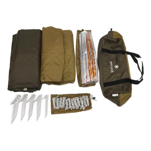 Snow peak (スノーピーク) ツールームテント SET-250RH エントリーパックTT テント：530×300×150 タープ：500×570 3～4人用 未使用品