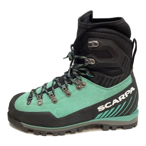 SCAPPA トレッキングシューズ レディース SIZE 24.5cm ブラック×ミントグリーン 87520-202 MONT BLANC PRO GORE-TEX