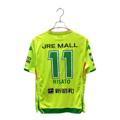 ジェフユナイテッド市原・千葉 サッカーユニフォーム メンズ SIZE L イエロー 2019ホーム 【11】佐藤寿人