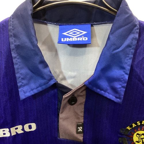 柏レイソル (カシワレイソル) サッカーユニフォーム メンズ SIZE L ブルー 1997-1998アウェイ UMBRO