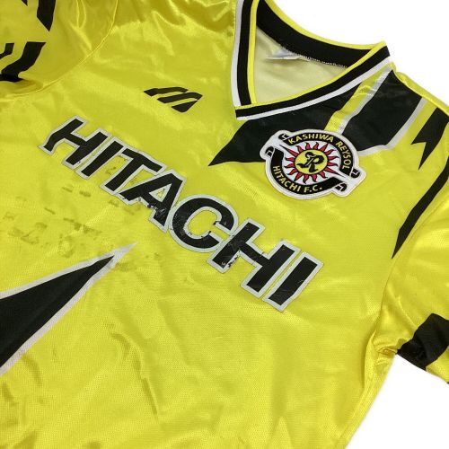 柏レイソル (カシワレイソル) サッカーユニフォーム メンズ SIZE L イエロー 1995-1996 ファーストユニフォーム ホーム 日立FC柏レイソル時代