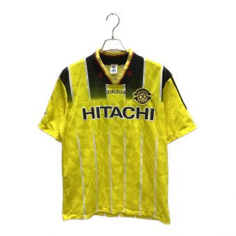 柏レイソル (カシワレイソル) サッカーユニフォーム メンズ XO イエロー 1995-1996 カップ戦仕様 アディダスオリジナルス 2002招致ワッペン付