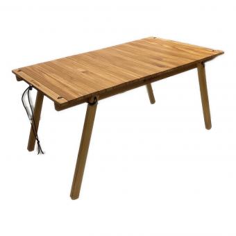 allstime (オールスタイム) アウトドアテーブル チーク材 約85×50cm×42cm ブラウン DOOGOO TIME” THE TABLE 420