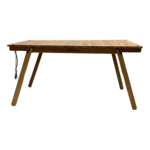 allstime (オールスタイム) アウトドアテーブル チーク材 約85×50cm×42cm ブラウン DOOGOO TIME” THE TABLE 420