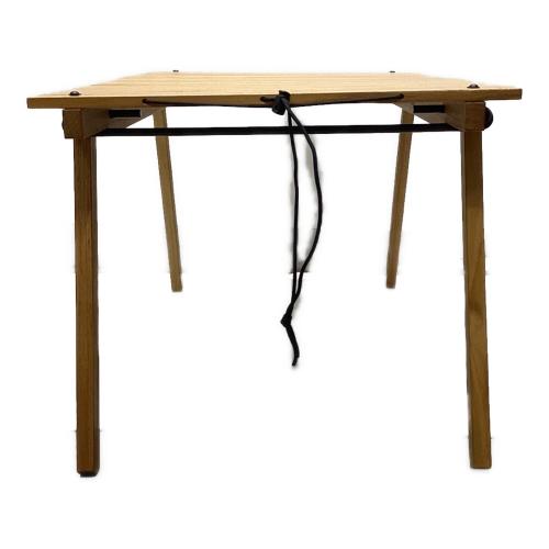 allstime (オールスタイム) アウトドアテーブル チーク材 約85×50cm×42cm ブラウン DOOGOO TIME” THE TABLE 420