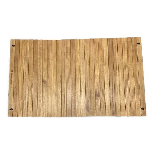 allstime (オールスタイム) アウトドアテーブル チーク材 約85×50cm×42cm ブラウン DOOGOO TIME” THE TABLE 420