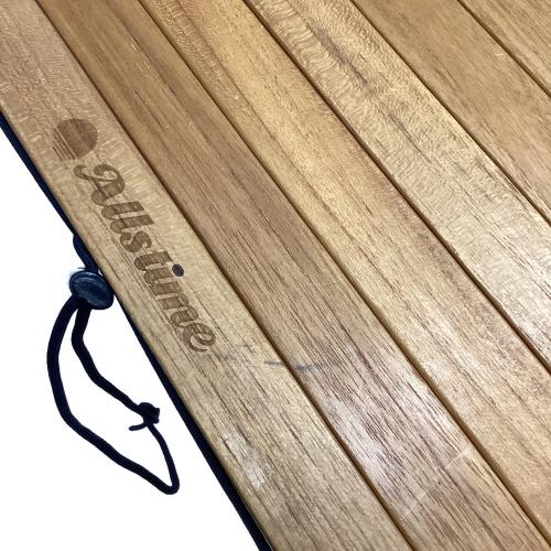 allstime (オールスタイム) アウトドアテーブル チーク材 約85×50cm×42cm ブラウン DOOGOO TIME” THE TABLE 420