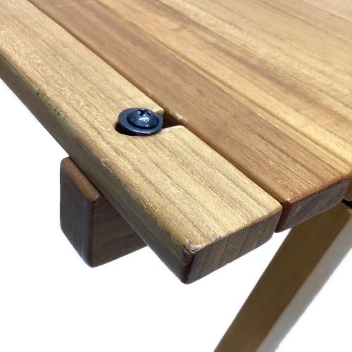 allstime (オールスタイム) アウトドアテーブル チーク材 約85×50cm×42cm ブラウン DOOGOO TIME” THE TABLE 420