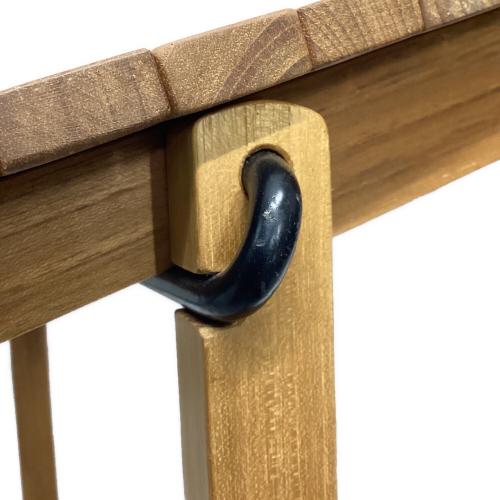 allstime (オールスタイム) アウトドアテーブル チーク材 約85×50cm×42cm ブラウン DOOGOO TIME” THE TABLE 420