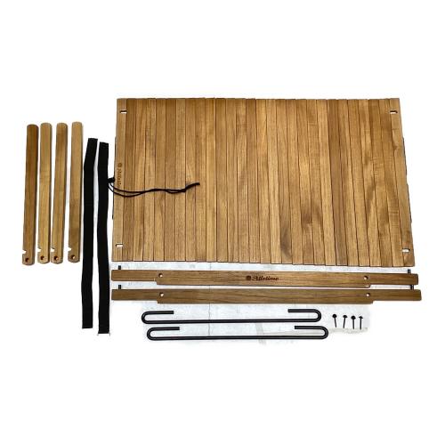 allstime (オールスタイム) アウトドアテーブル チーク材 約85×50cm×42cm ブラウン DOOGOO TIME” THE TABLE 420