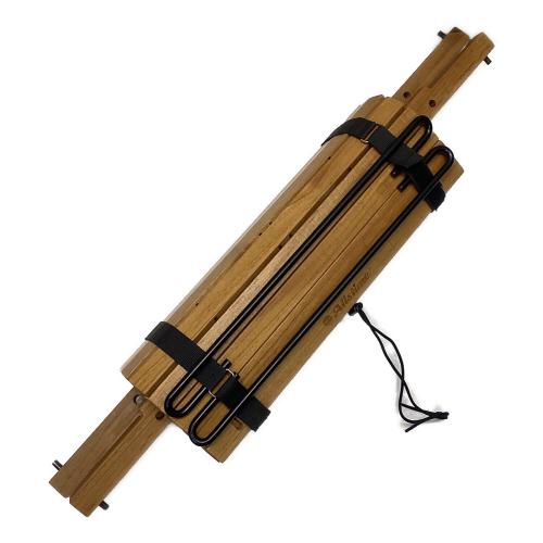 allstime (オールスタイム) アウトドアテーブル チーク材 約85×50cm×42cm ブラウン DOOGOO TIME” THE TABLE 420