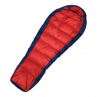 NANGA (ナンガ) マミー型シュラフ(ダウン) ネイビー×レッド オーロラライト450DX