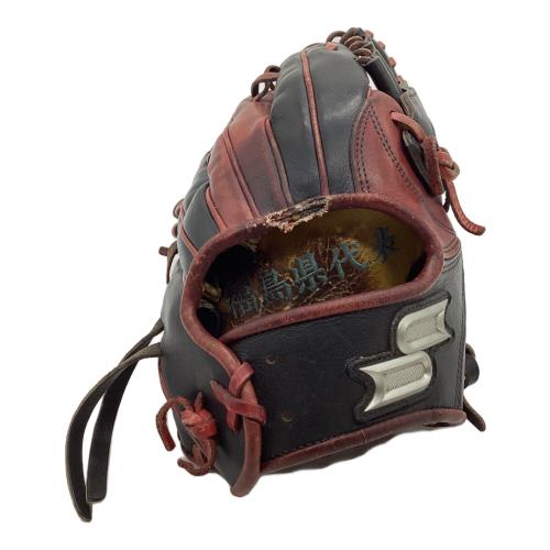 SSK (エスエスケイ) プロエッジ 硬式グローブ 55-21 ブラック×レッド